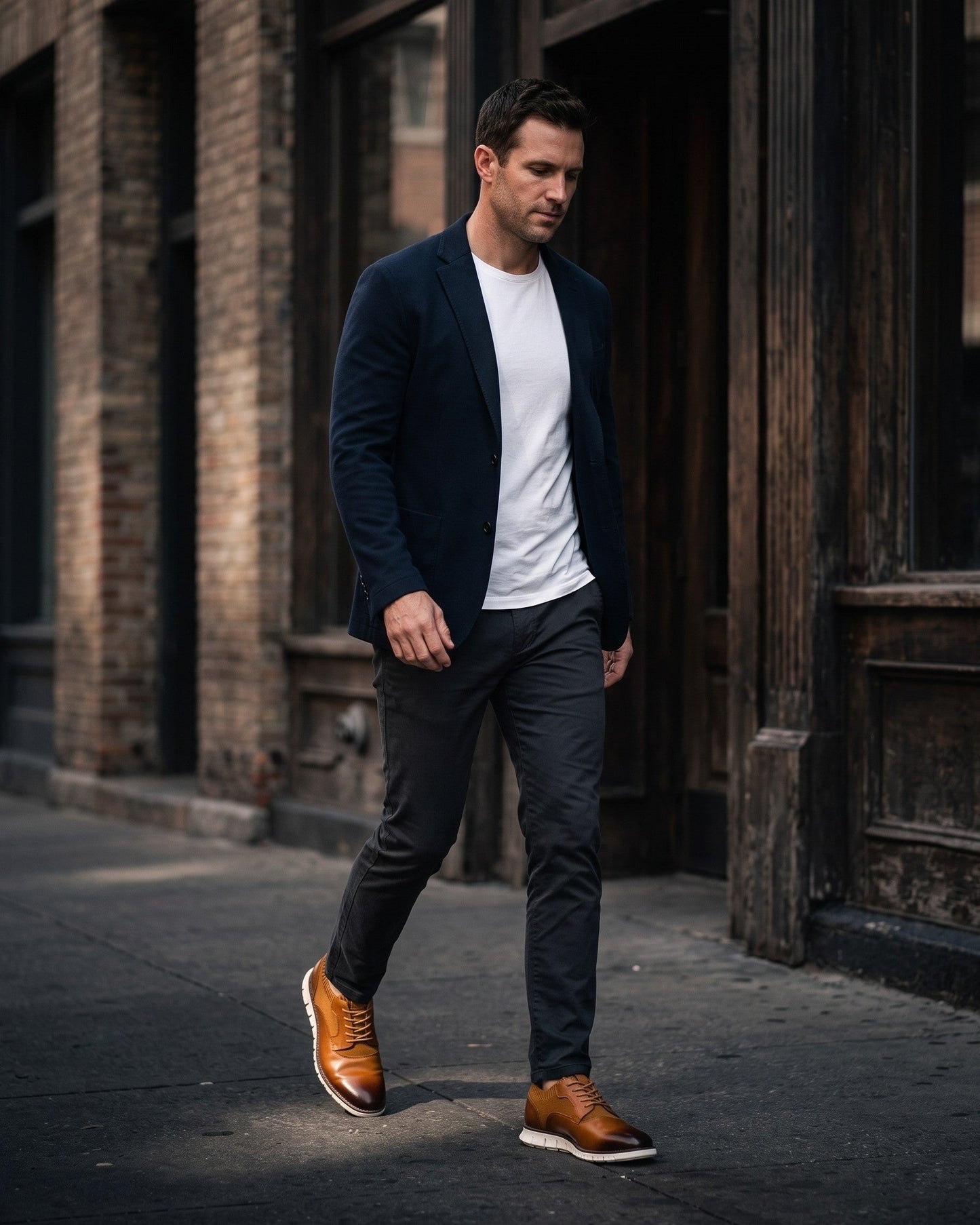 Emilio Faux Leather Hybrid Sneaker