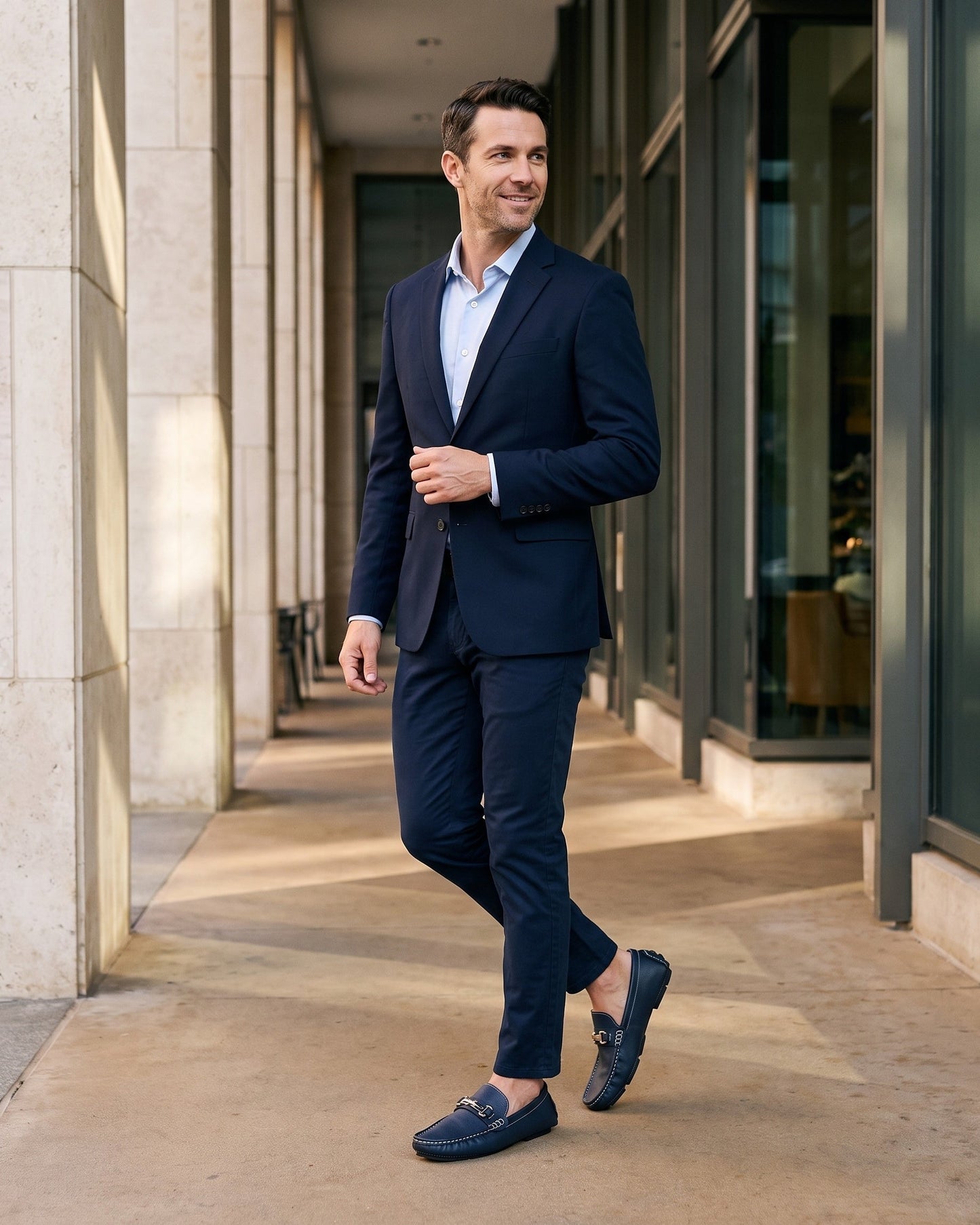 Igor Pebbled Leather Loafer