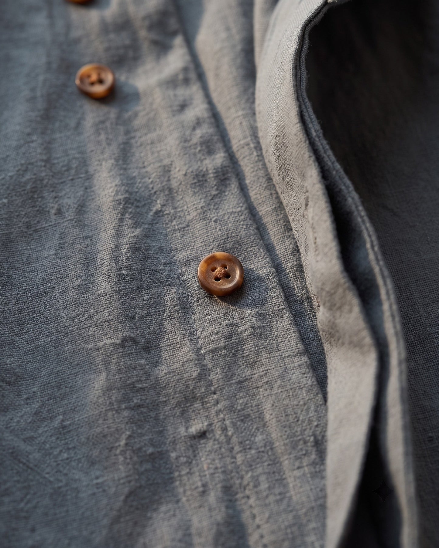 Nico Linen Mandarin Collar Shirt