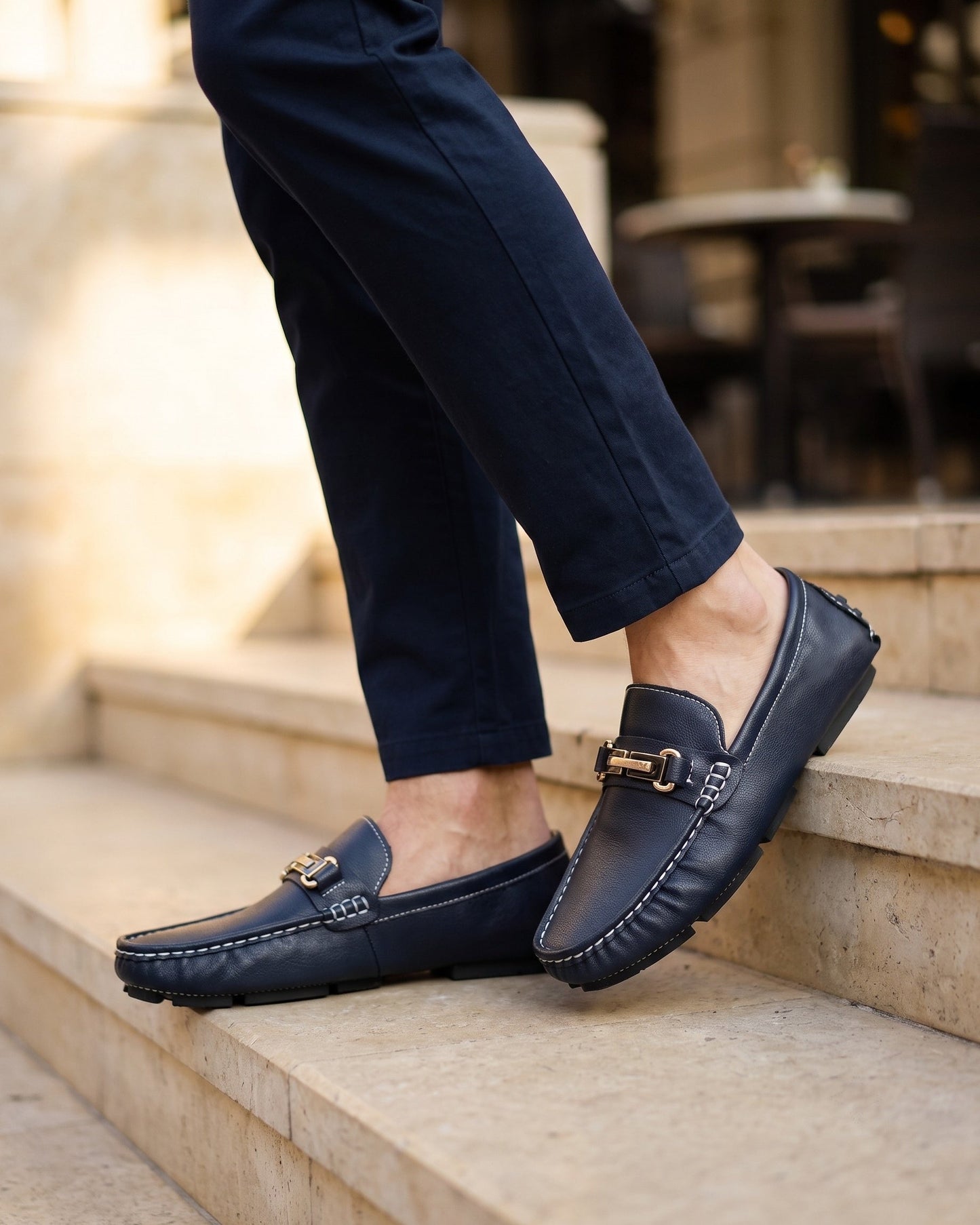 Igor Pebbled Leather Loafer
