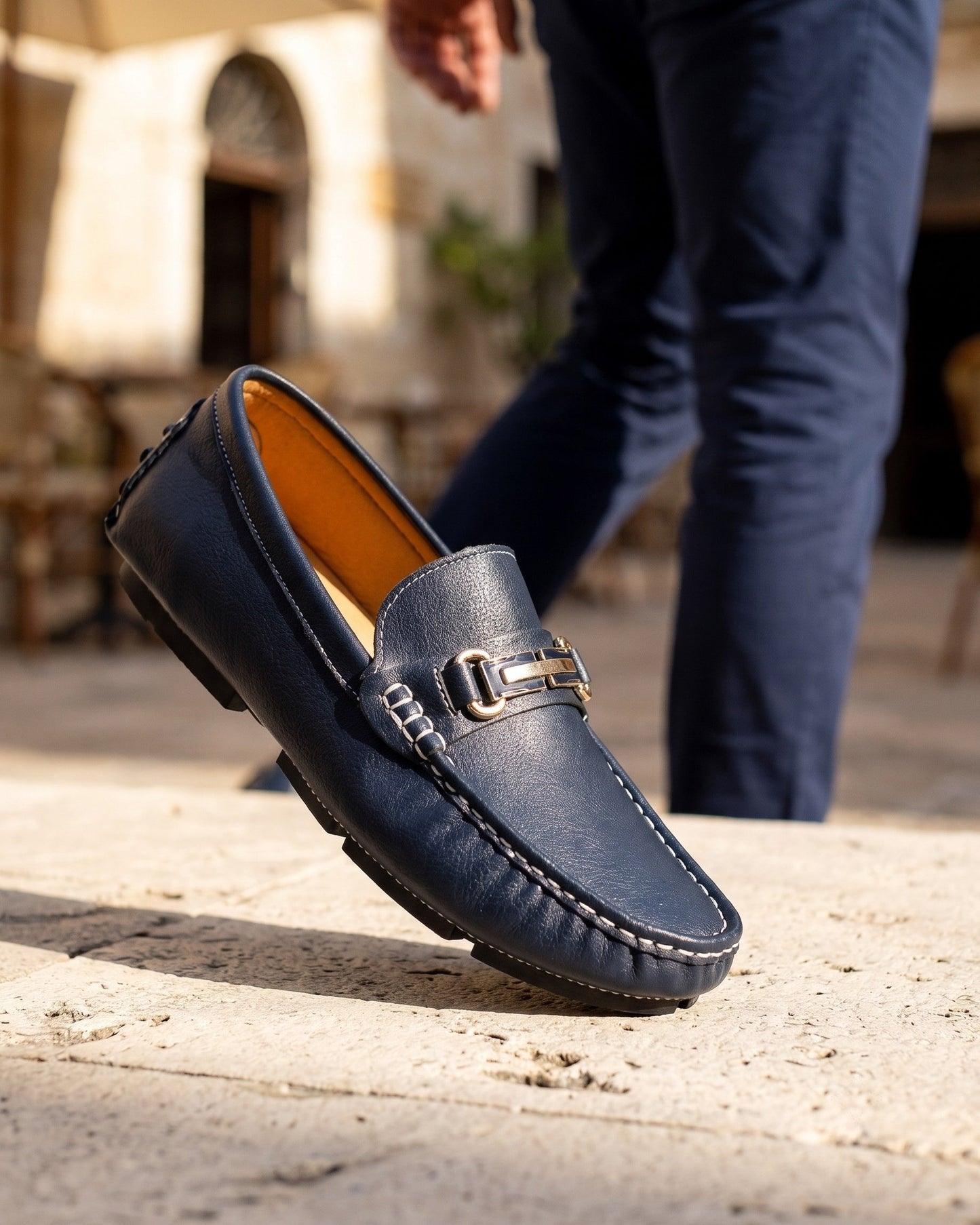 Igor Pebbled Leather Loafer